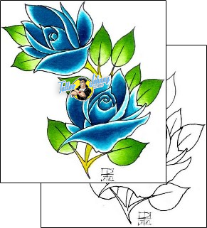 Flower Tattoo plant-life-flowers-tattoos-damien-friesz-dff-01125