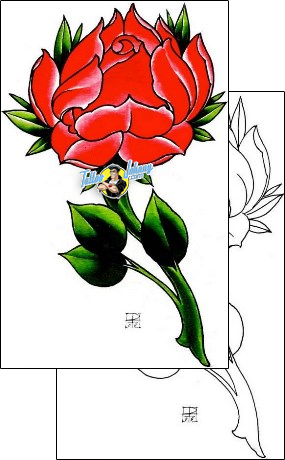 Flower Tattoo plant-life-flowers-tattoos-damien-friesz-dff-01137