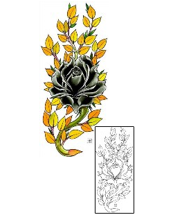 Picture of Plant Life tattoo | DFF-01144