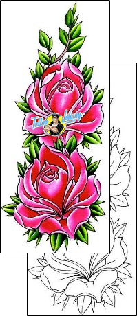 Flower Tattoo plant-life-flowers-tattoos-damien-friesz-dff-01145