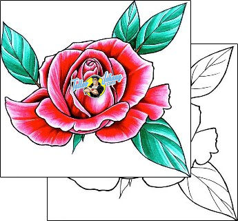 Flower Tattoo plant-life-flowers-tattoos-damien-friesz-dff-01153