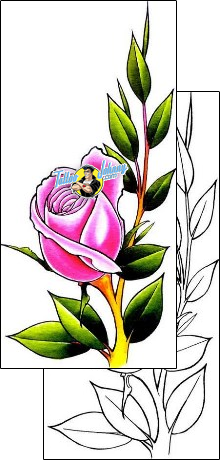 Flower Tattoo plant-life-flowers-tattoos-damien-friesz-dff-01165