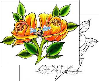 Flower Tattoo plant-life-flowers-tattoos-damien-friesz-dff-01167