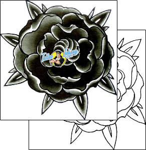 Flower Tattoo plant-life-flowers-tattoos-damien-friesz-dff-01175
