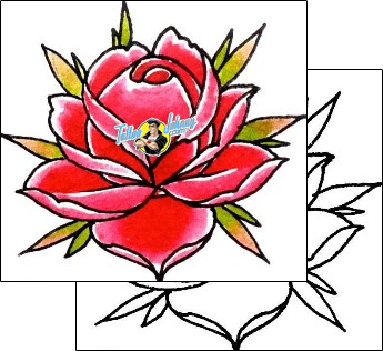 Flower Tattoo plant-life-flowers-tattoos-damien-friesz-dff-01187