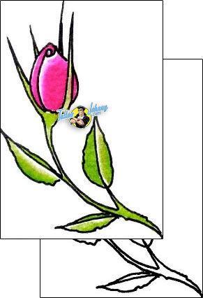 Flower Tattoo plant-life-flowers-tattoos-damien-friesz-dff-01188