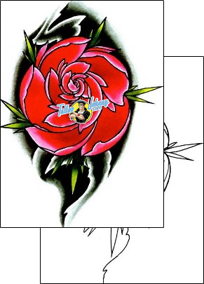 Flower Tattoo plant-life-flowers-tattoos-damien-friesz-dff-01189