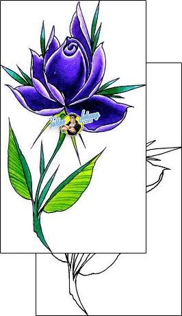 Flower Tattoo plant-life-flowers-tattoos-damien-friesz-dff-01201