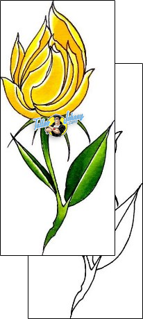 Flower Tattoo plant-life-flowers-tattoos-damien-friesz-dff-01203