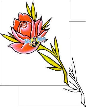 Flower Tattoo plant-life-flowers-tattoos-damien-friesz-dff-01205