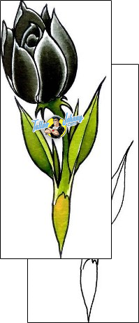 Flower Tattoo plant-life-flowers-tattoos-damien-friesz-dff-01207
