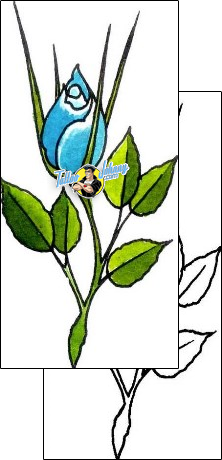Flower Tattoo plant-life-flowers-tattoos-damien-friesz-dff-01212