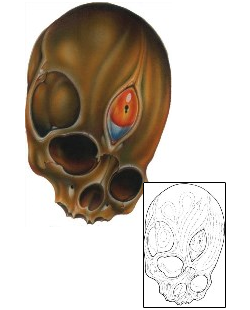 Scary Tattoo Horror tattoo | DFF-01246