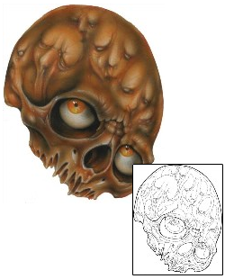 Scary Tattoo Horror tattoo | DFF-01252