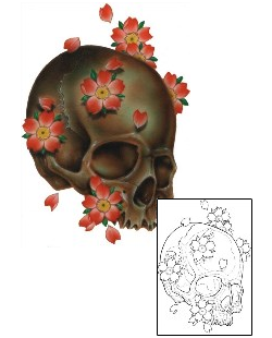 Cherry Blossom Tattoo Horror tattoo | DFF-01264