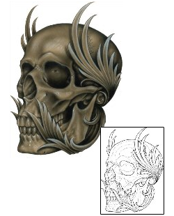 Featured Artist - Damien Friesz Tattoo Horror tattoo | DFF-01284