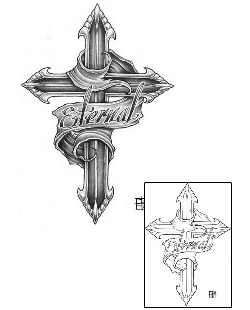 Featured Artist - Damien Friesz Tattoo Eternal Cross Tattoo