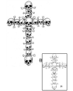 Skull Tattoo Religious & Spiritual tattoo | DFF-01387