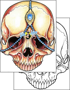 Skull Tattoo horror-skull-tattoos-damien-friesz-dff-01414