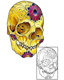 Day of the Dead Tattoo Ethnic tattoo | DFF-01416