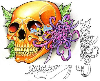 Skull Tattoo horror-skull-tattoos-damien-friesz-dff-01417