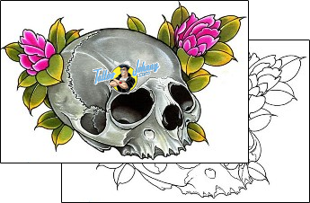 Skull Tattoo horror-skull-tattoos-damien-friesz-dff-01420