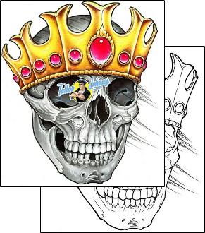 Skull Tattoo horror-skull-tattoos-damien-friesz-dff-01425