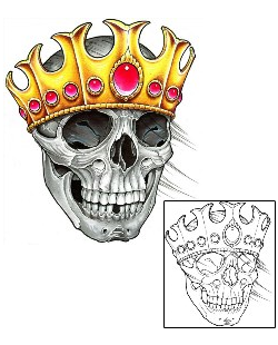 Crown Tattoo Horror tattoo | DFF-01425