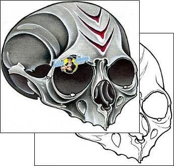 Skull Tattoo horror-skull-tattoos-damien-friesz-dff-01426