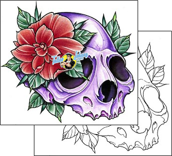 Skull Tattoo horror-skull-tattoos-damien-friesz-dff-01428