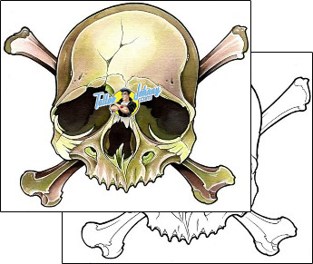 Skull Tattoo horror-skull-tattoos-damien-friesz-dff-01431