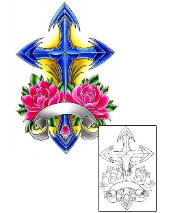 Banner Tattoo Religious & Spiritual tattoo | DFF-01438