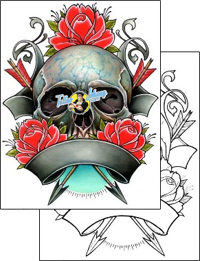 Skull Tattoo horror-skull-tattoos-damien-friesz-dff-01441