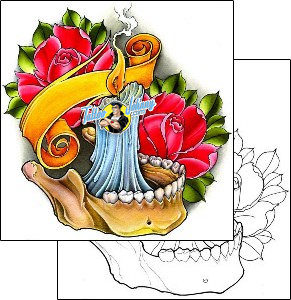 Skull Tattoo horror-skull-tattoos-damien-friesz-dff-01447
