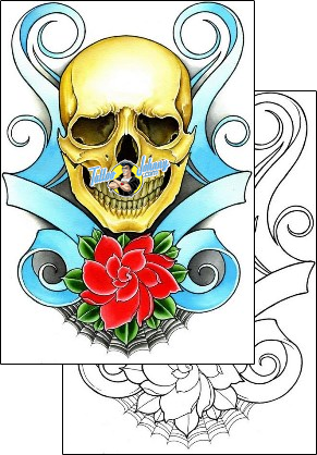 Skull Tattoo horror-skull-tattoos-damien-friesz-dff-01452