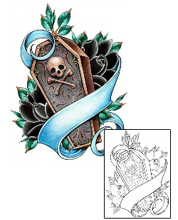 Coffin Tattoo Miscellaneous tattoo | DFF-01456