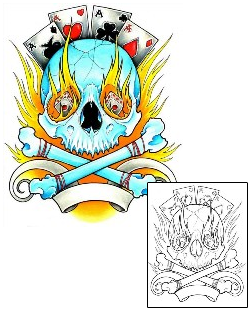 Skull Tattoo Miscellaneous tattoo | DFF-01461