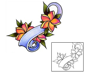 Plumeria Tattoo Miscellaneous tattoo | DFF-01467