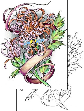 Banner Tattoo chrysanthemum-tattoos-damien-friesz-dff-01484