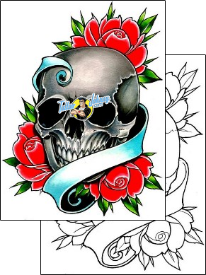 Skull Tattoo horror-skull-tattoos-damien-friesz-dff-01485