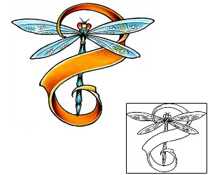 Dragonfly Tattoo Insects tattoo | DFF-01486