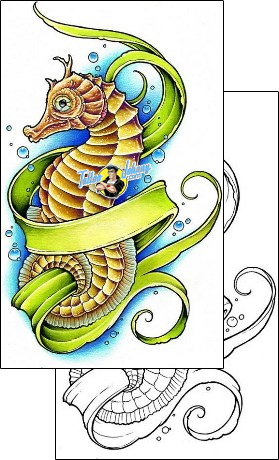 Sea Creature Tattoo marine-life-sea-creature-tattoos-damien-friesz-dff-01488