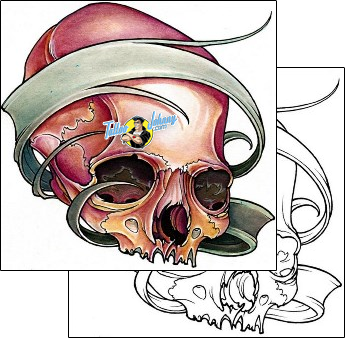 Skull Tattoo horror-skull-tattoos-damien-friesz-dff-01492