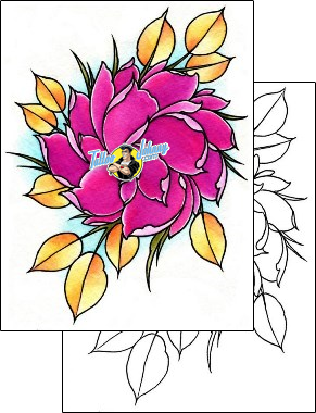 Rose Tattoo plant-life-rose-tattoos-damien-friesz-dff-01510