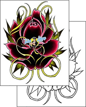 Rose Tattoo plant-life-rose-tattoos-damien-friesz-dff-01515