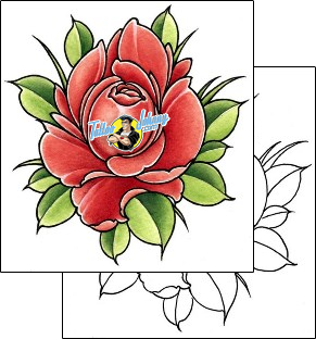 Rose Tattoo plant-life-rose-tattoos-damien-friesz-dff-01516
