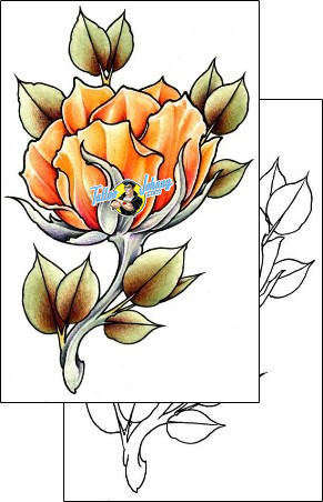 Rose Tattoo plant-life-rose-tattoos-damien-friesz-dff-01517
