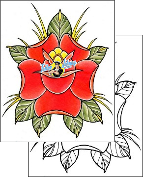 Rose Tattoo plant-life-rose-tattoos-damien-friesz-dff-01518
