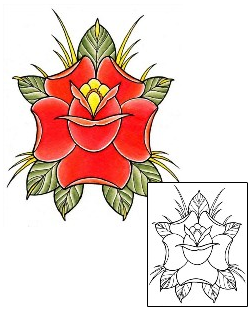 Rose Tattoo Plant Life tattoo | DFF-01518