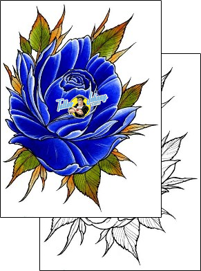 Rose Tattoo plant-life-rose-tattoos-damien-friesz-dff-01519